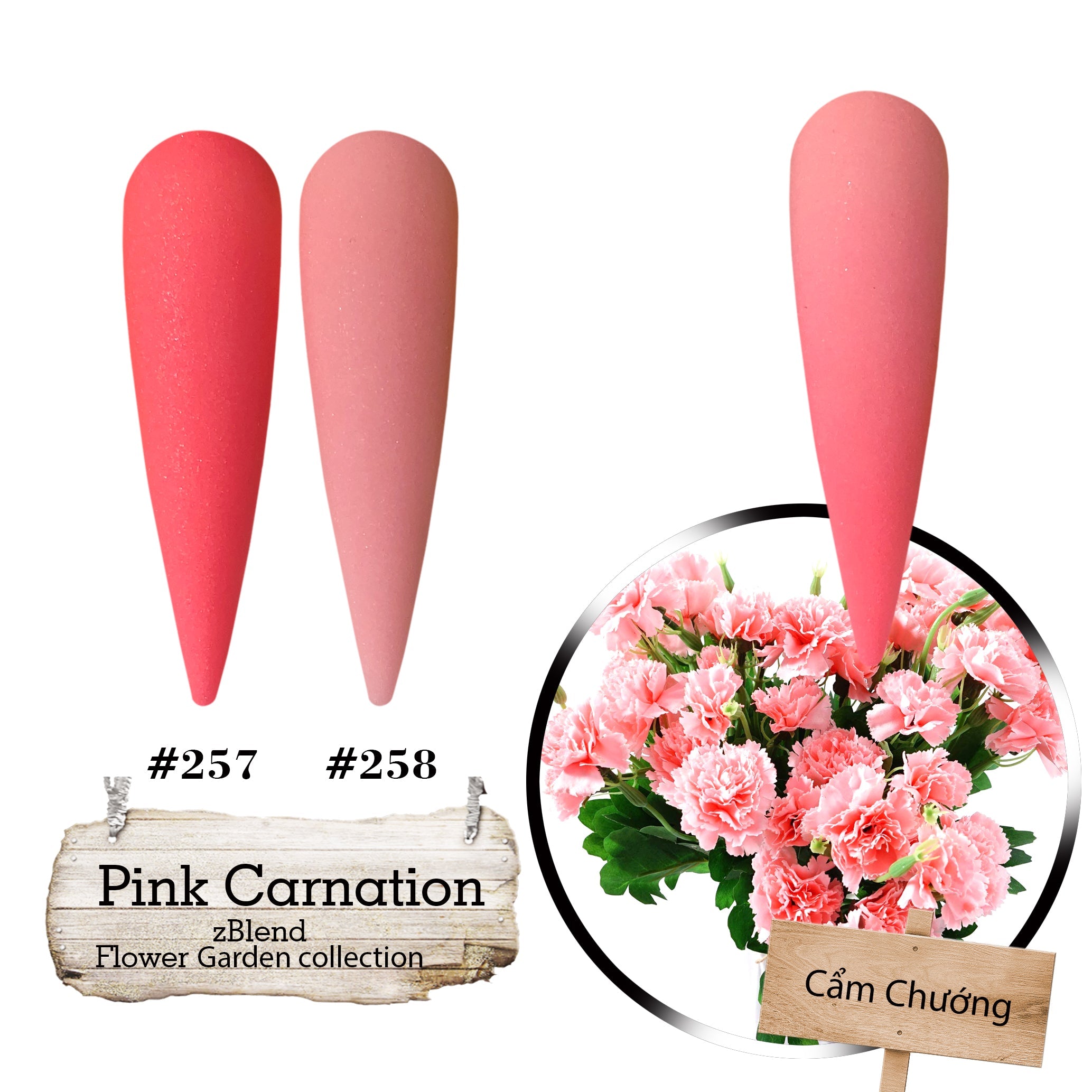 zBlend - zGel - zLacquer | #253 - #288 Flowers Garden Collection - 36 Colors