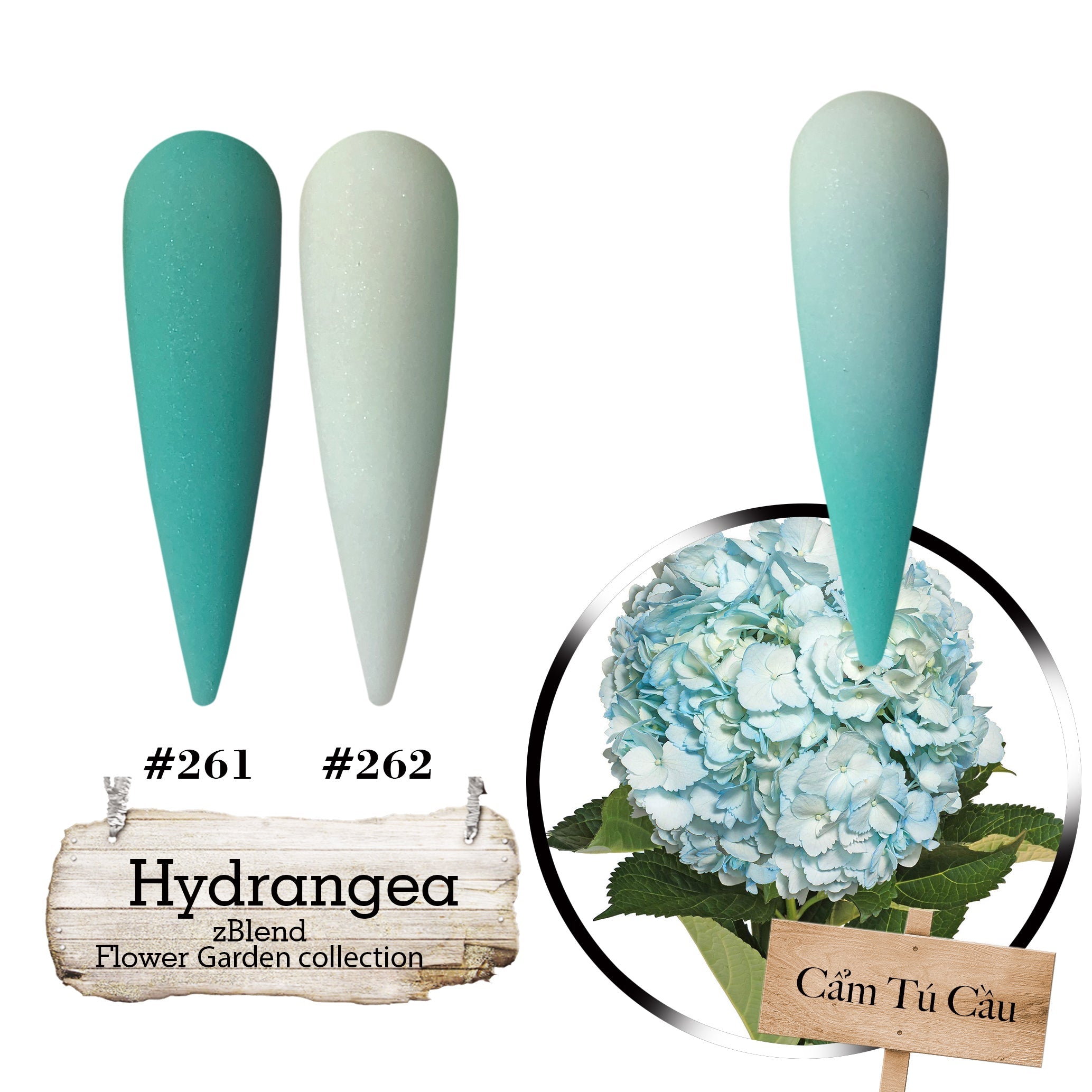 zBlend - zGel - zLacquer | #253 - #288 Flowers Garden Collection - 36 Colors