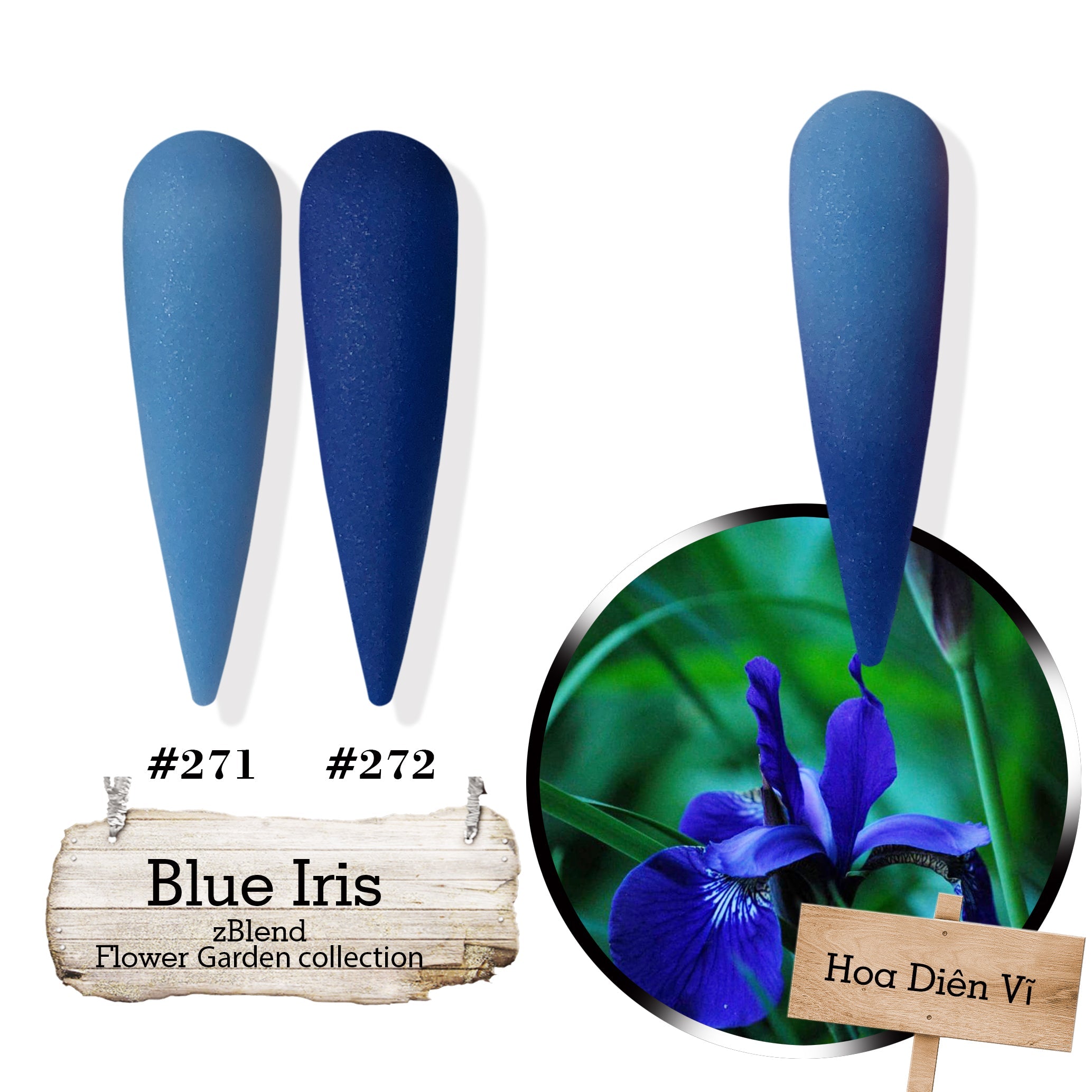 zBlend - zGel - zLacquer | #253 - #288 Flowers Garden Collection - 36 Colors