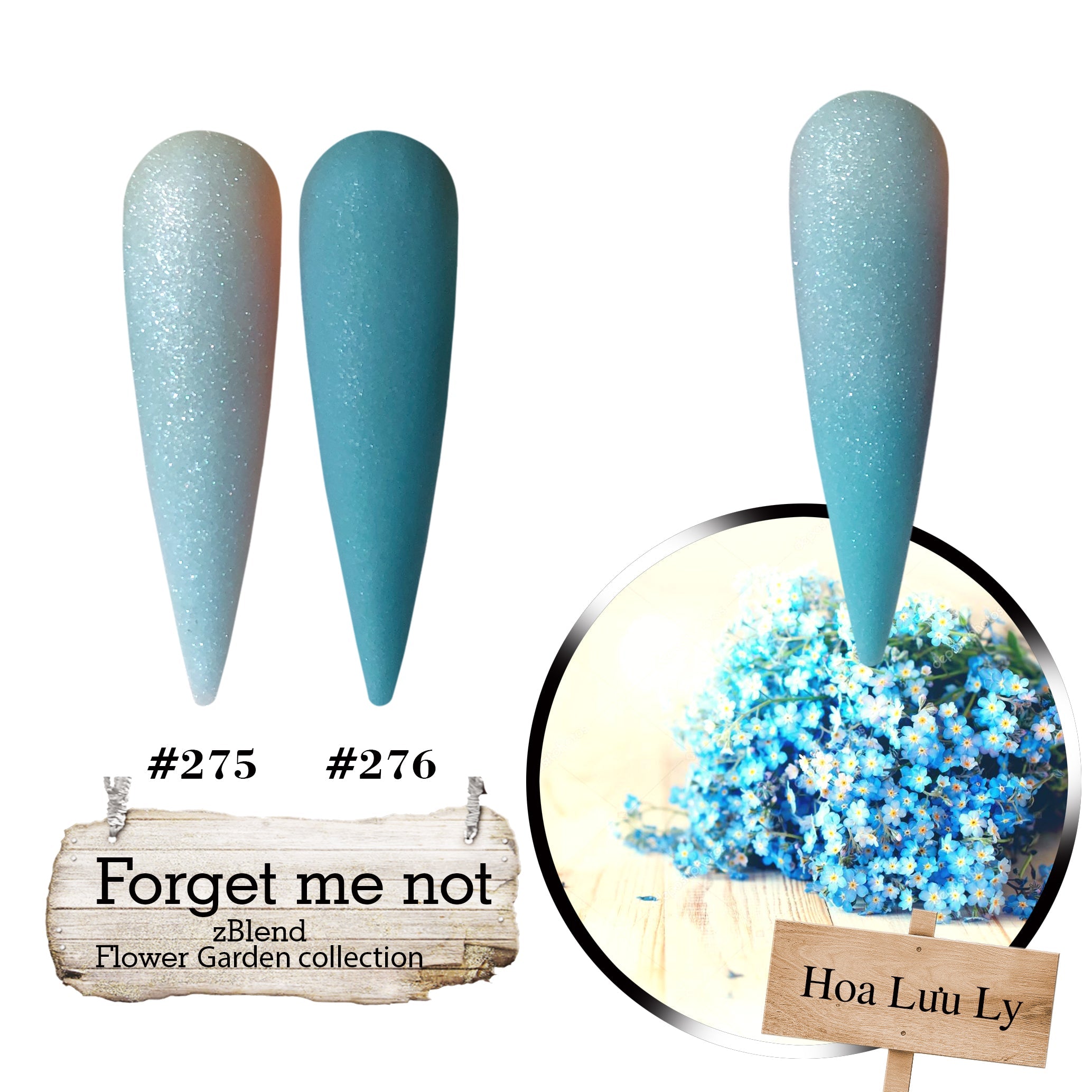 zBlend - zGel - zLacquer | #253 - #288 Flowers Garden Collection - 36 Colors