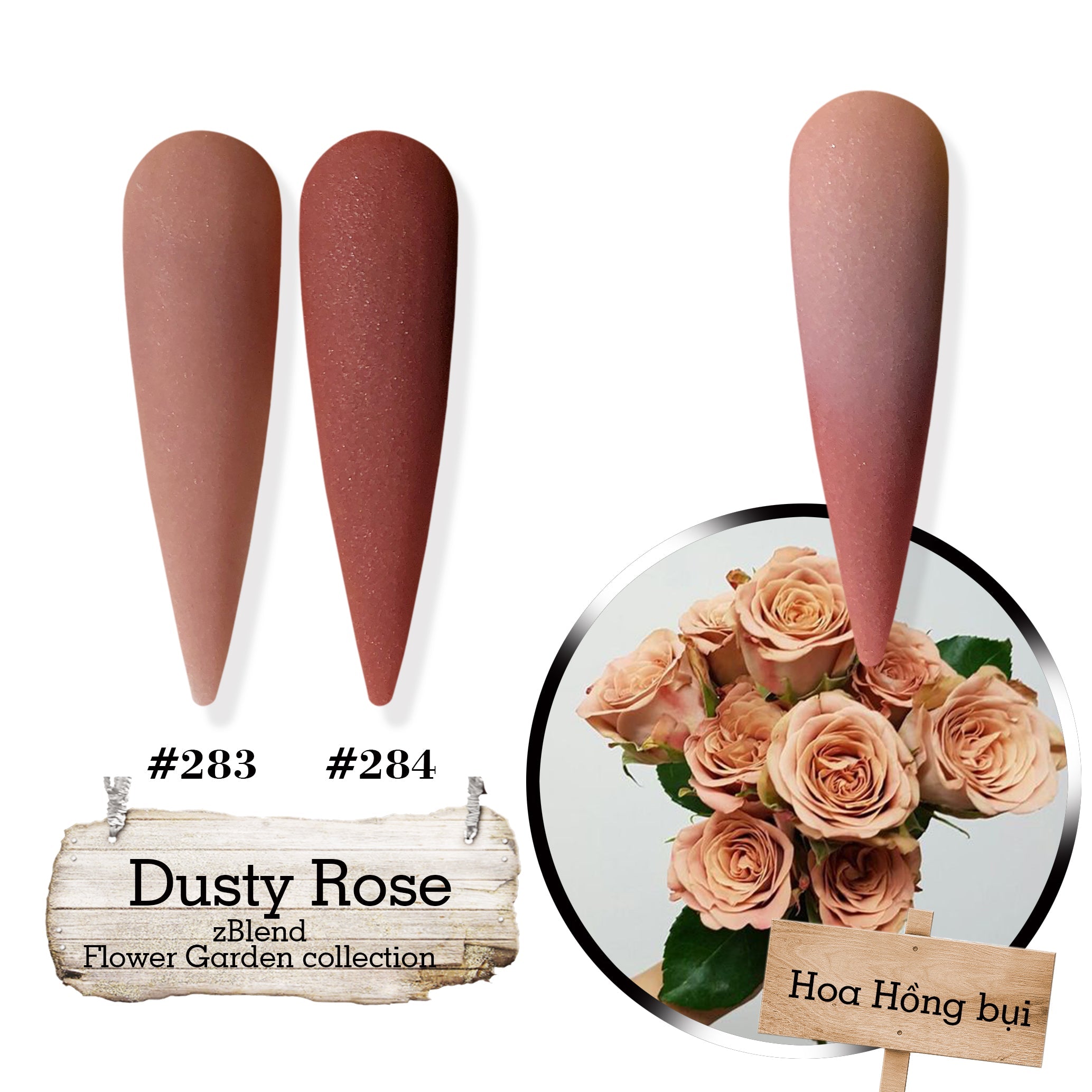 zBlend - zGel - zLacquer | #253 - #288 Flowers Garden Collection - 36 Colors