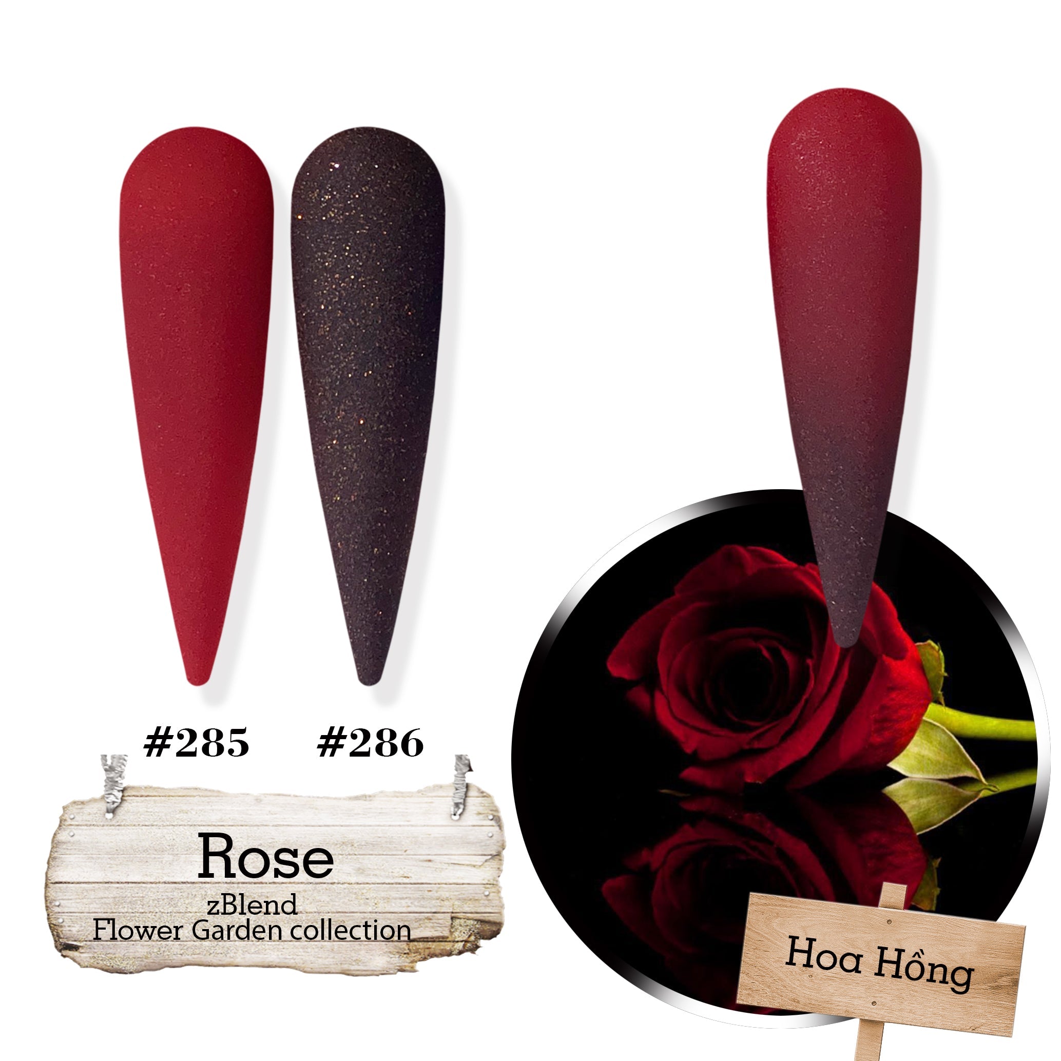 zBlend - zGel - zLacquer | #253 - #288 Flowers Garden Collection - 36 Colors