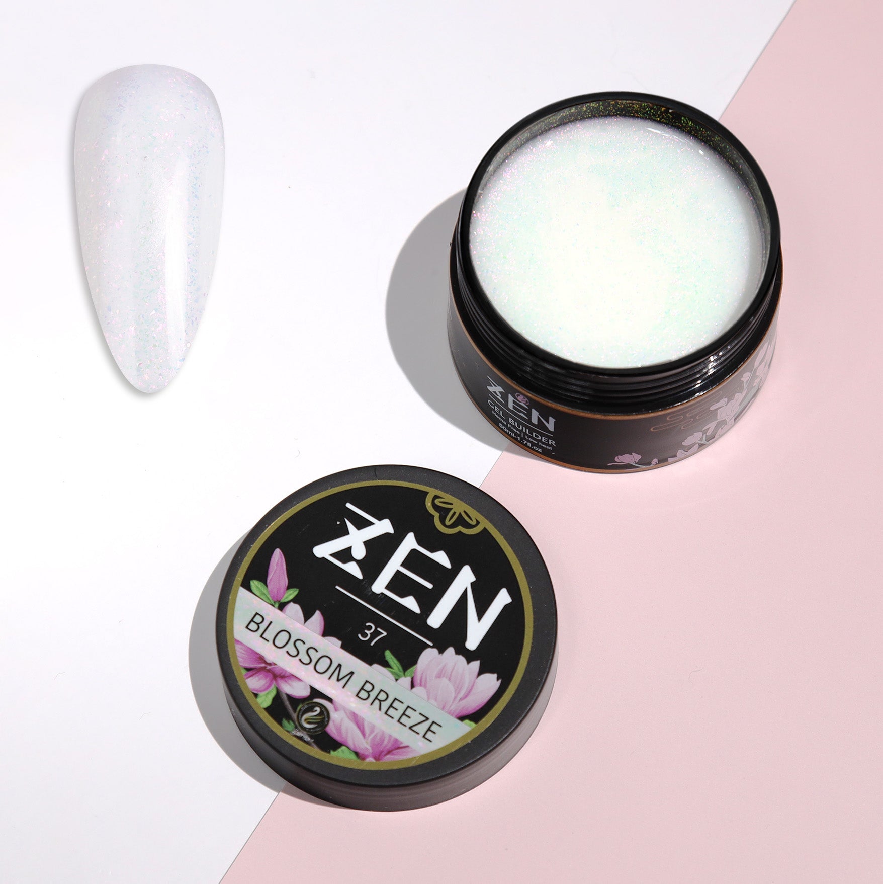 KaZEN | Builder Gel Sakura Glimmer Collection #37-#48