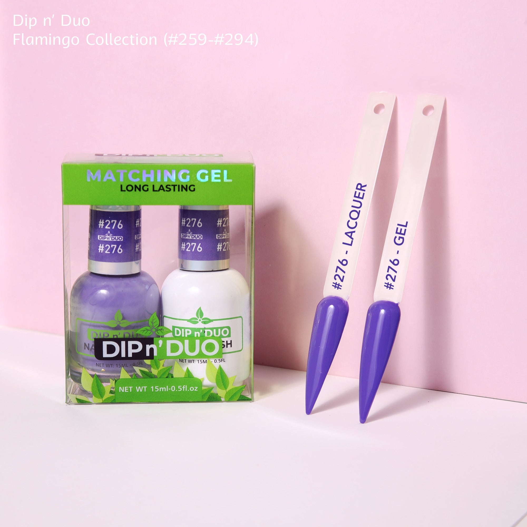 Dip n Duo Flamingo Collection Color 276 Gel polish Nail Lacquer 