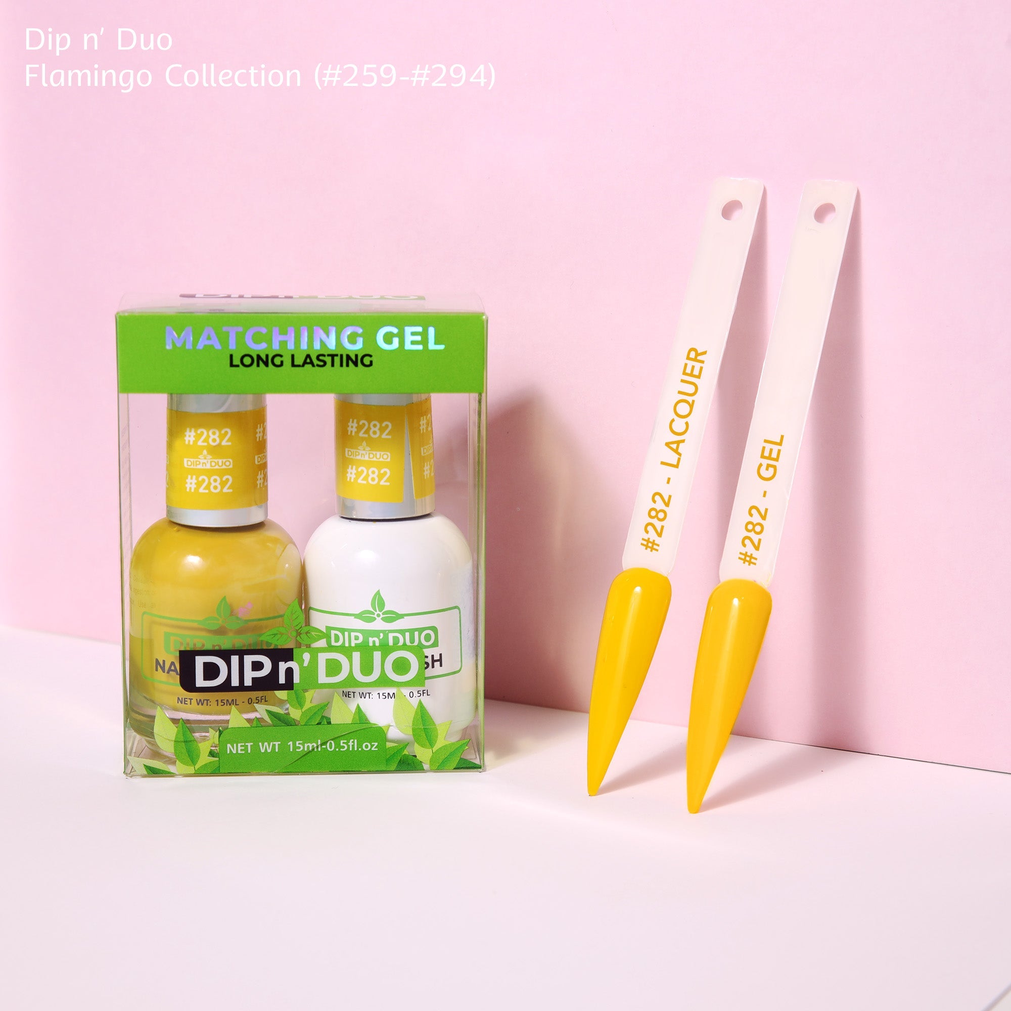 Dip n Duo Flamingo Collection Color 282 Gel polish Nail Lacquer 