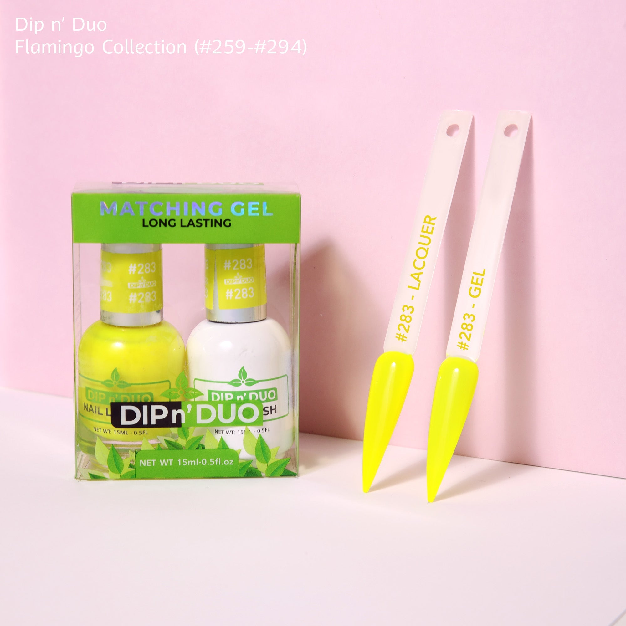 Dip n Duo Flamingo Collection Color 283 Gel polish Nail Lacquer 