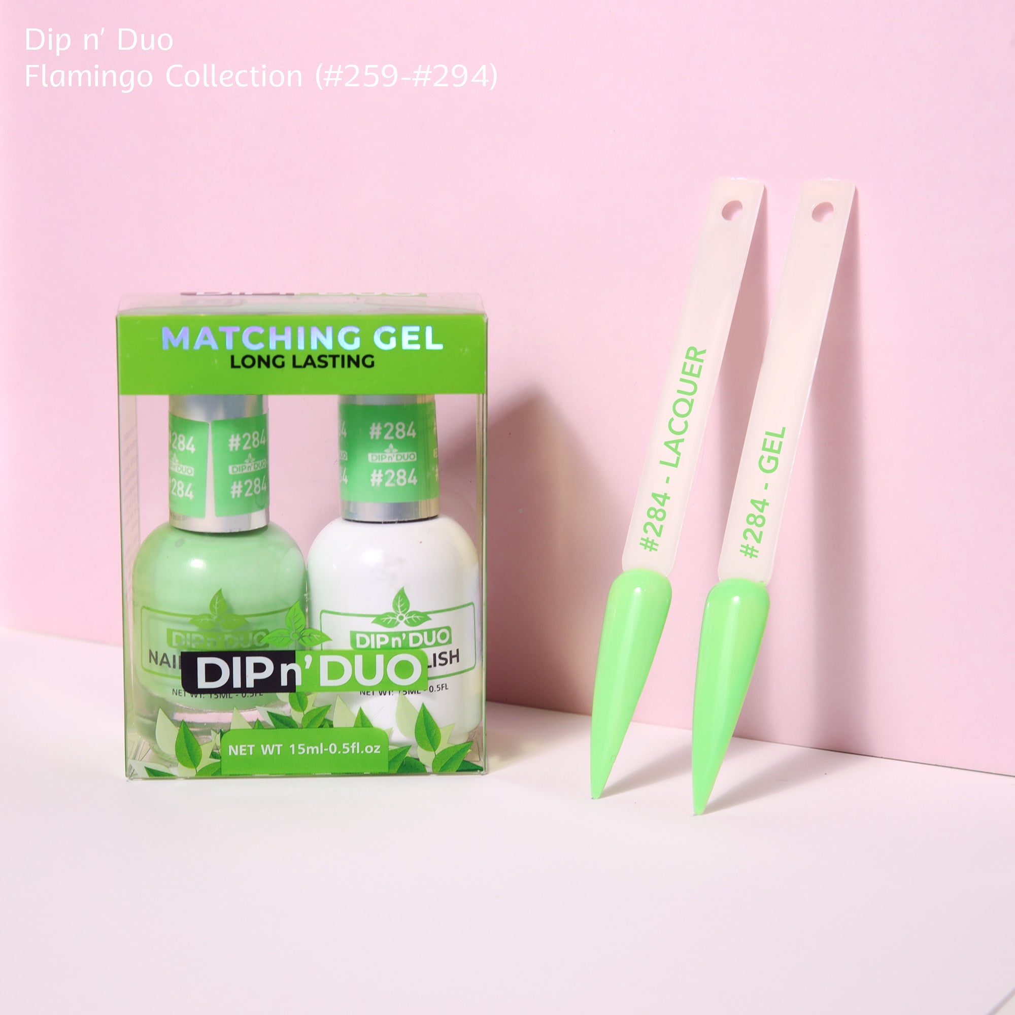 Dip n Duo Flamingo Collection Color 284 Gel polish Nail Lacquer 
