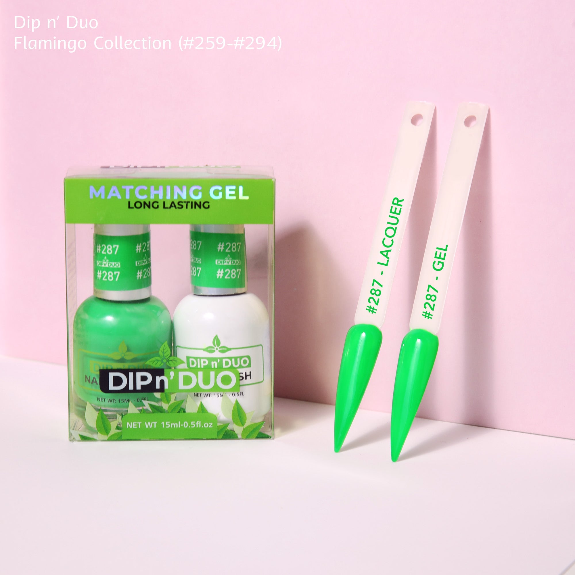 Dip n Duo Flamingo Collection Color 287 Gel polish Nail Lacquer 