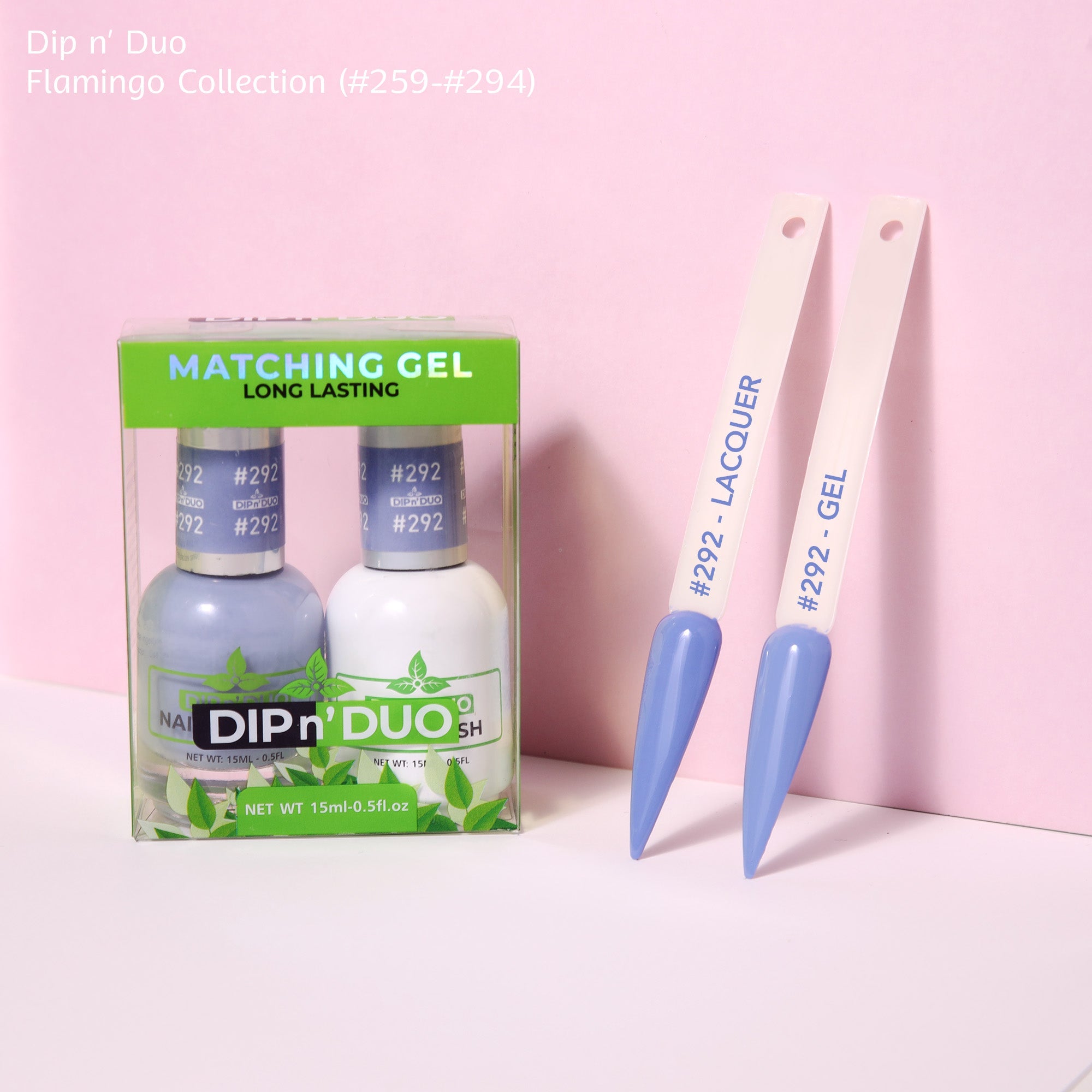Dip n Duo Flamingo Collection Color 292 Gel polish Nail Lacquer 