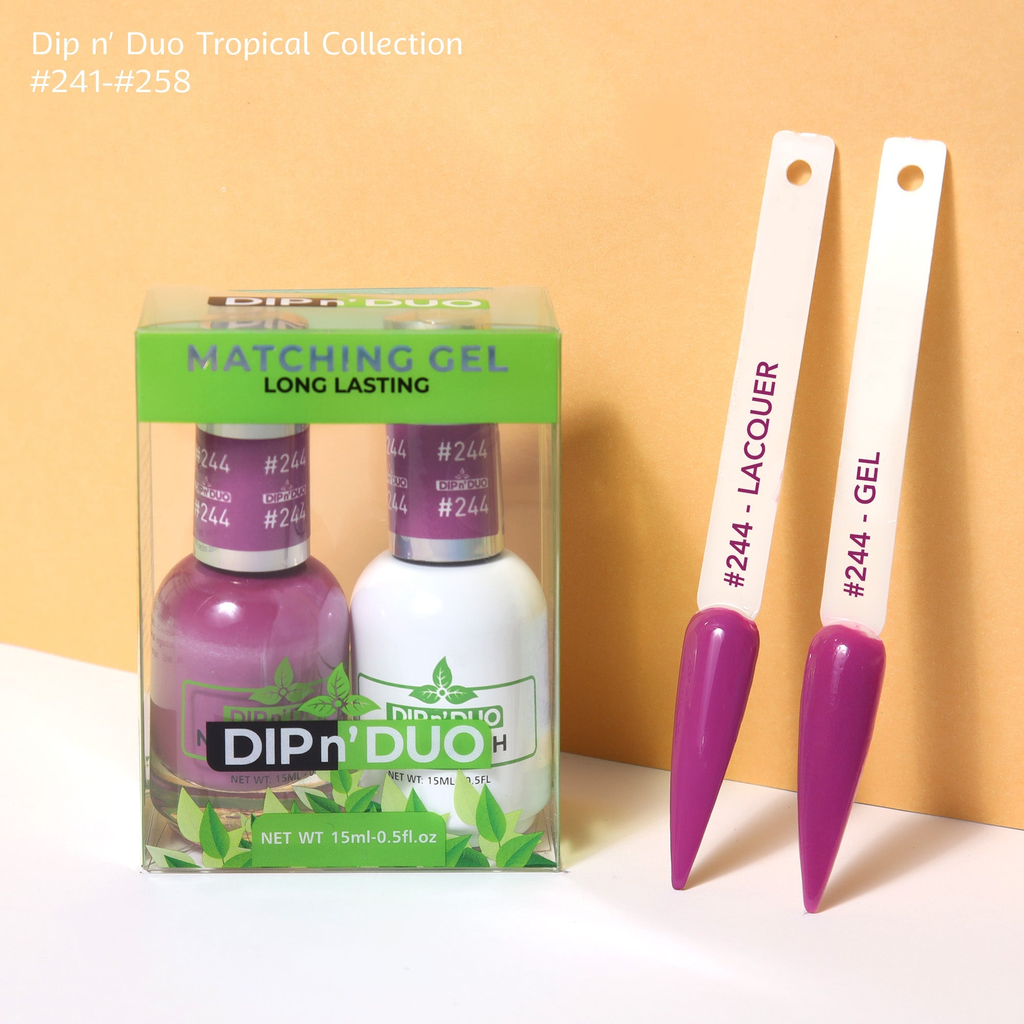 DIP n' DUO - 4-in-1 Matching - Color #241-#258 (Tropical Collection)