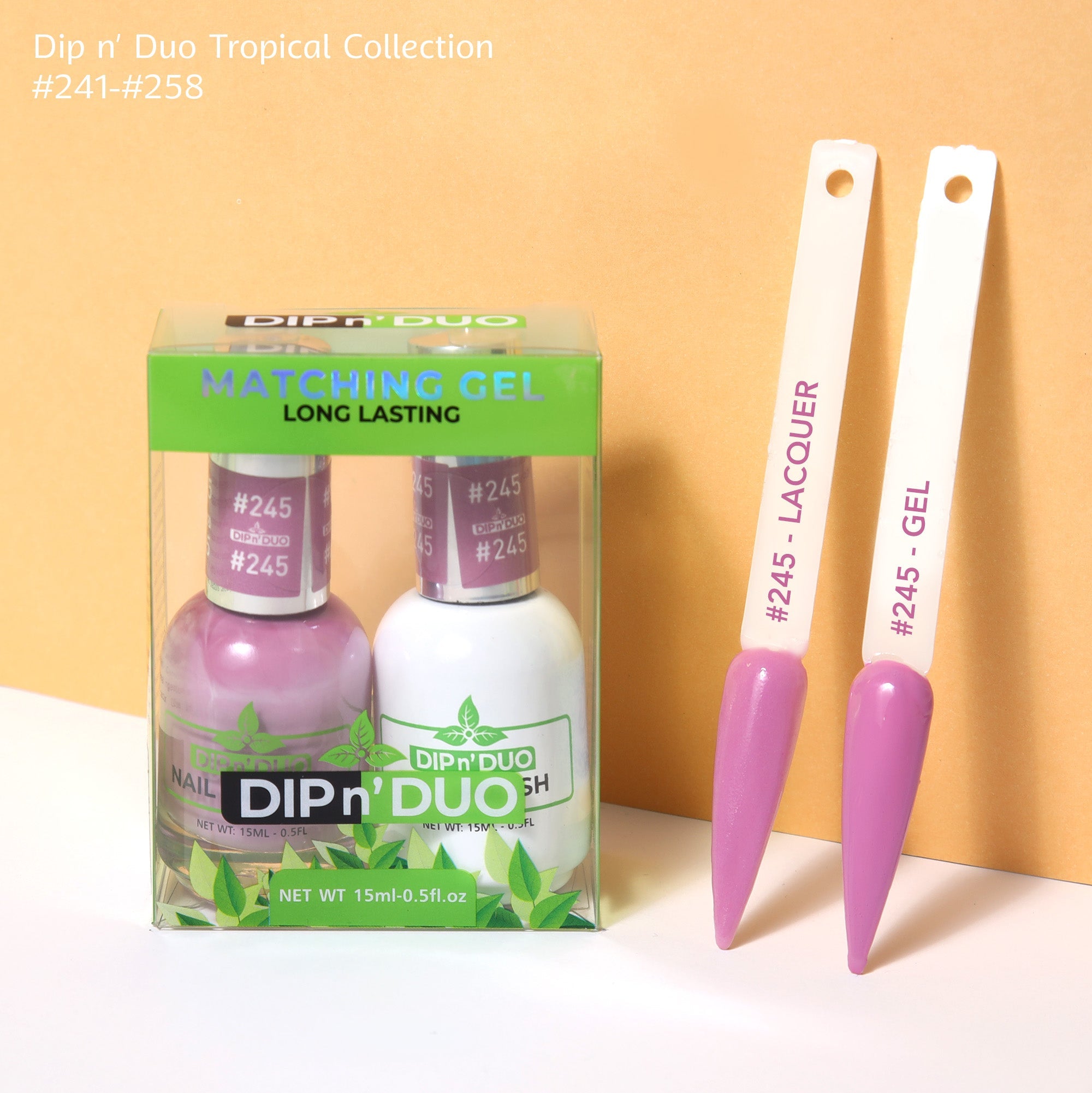 DIP n' DUO - 4-in-1 Matching - Color #241-#258 (Tropical Collection)