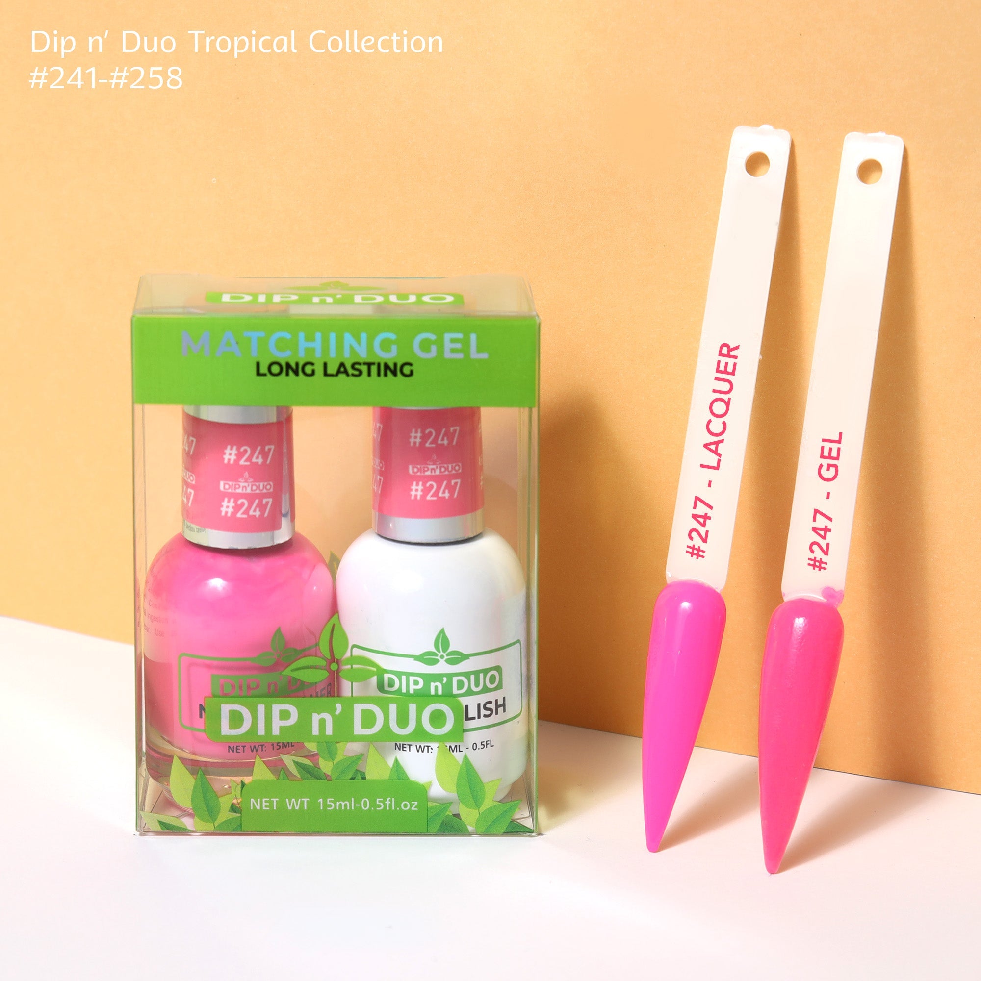 DIP n' DUO - 4-in-1 Matching - Color #241-#258 (Tropical Collection)