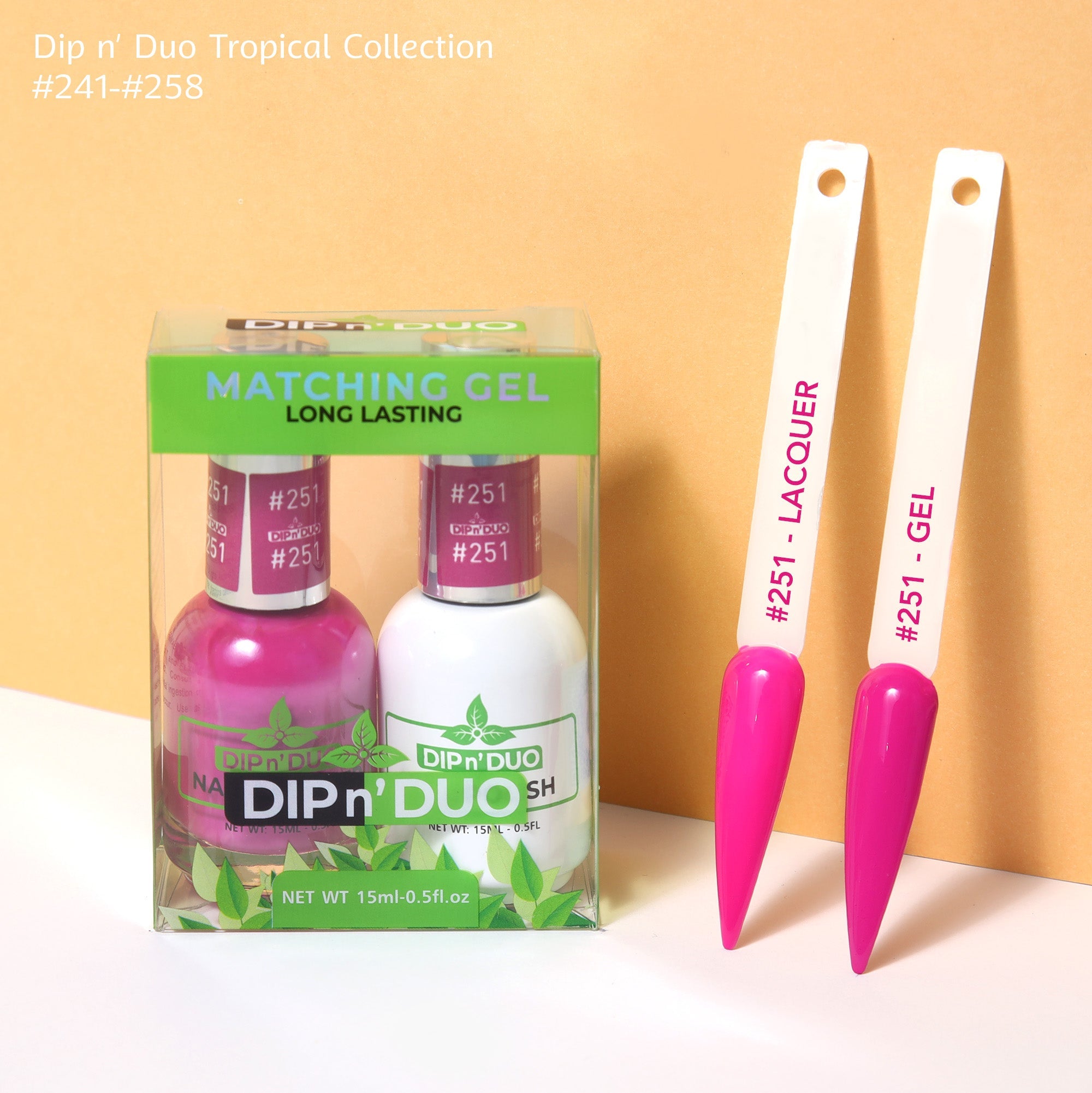 DIP n' DUO - 4-in-1 Matching - Color #241-#258 (Tropical Collection)