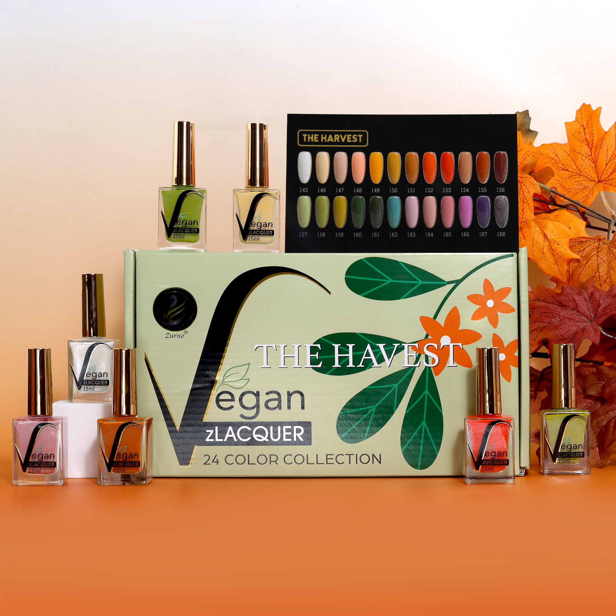zBlend - zGel - zLacquer | #145 - #168 The Harvest Collection - 24 Colors