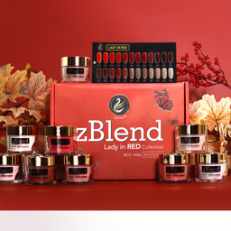 zBlend - zGel - zLacquer | #313 - #336 Lady in Red Collection - 24 Colors