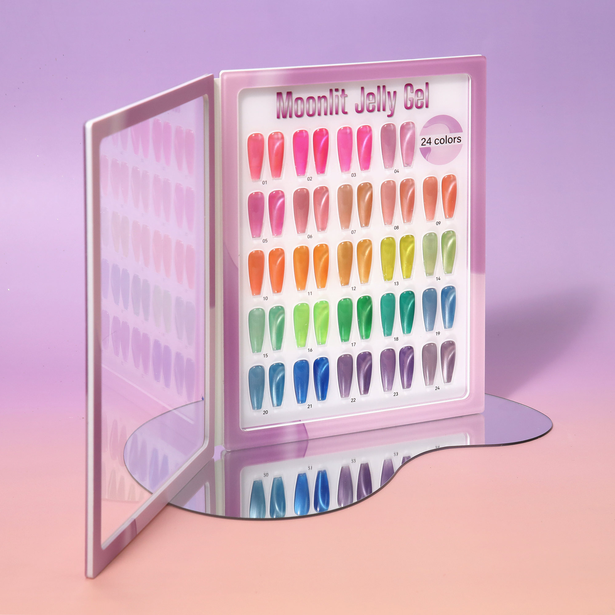 Moonlit Jelly Gel Collection 24 Colors