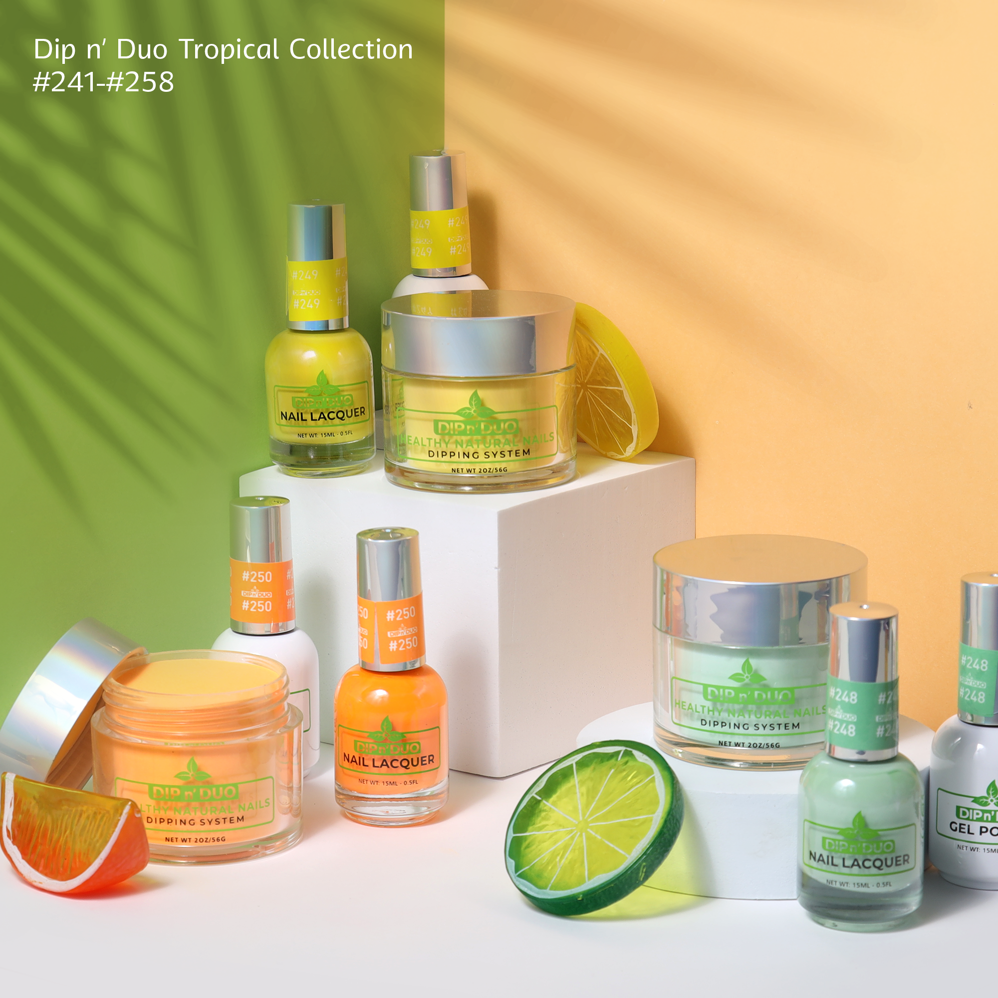 DIP n' DUO - 4-in-1 Matching - Color #241-#258 (Tropical Collection)