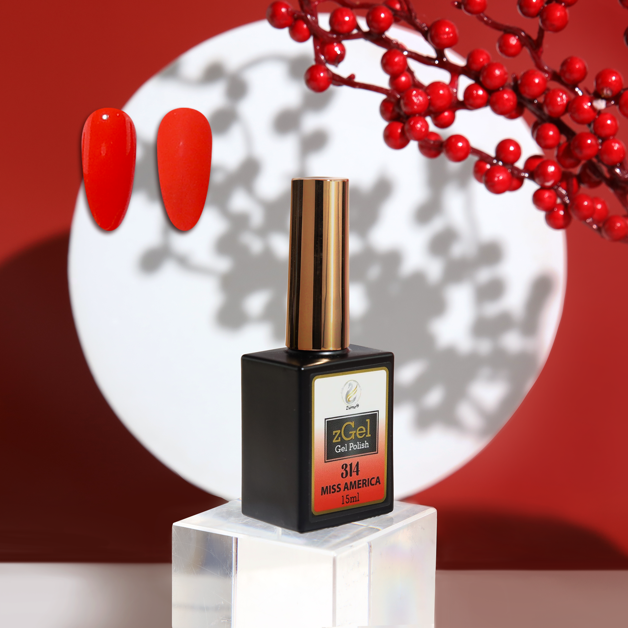 zBlend - zGel - zLacquer | #313 - #336 Lady in Red Collection - 24 Colors