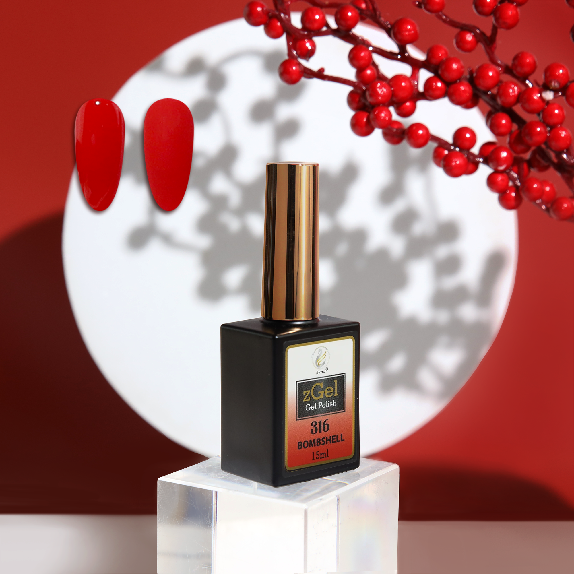 zBlend - zGel - zLacquer | #313 - #336 Lady in Red Collection - 24 Colors