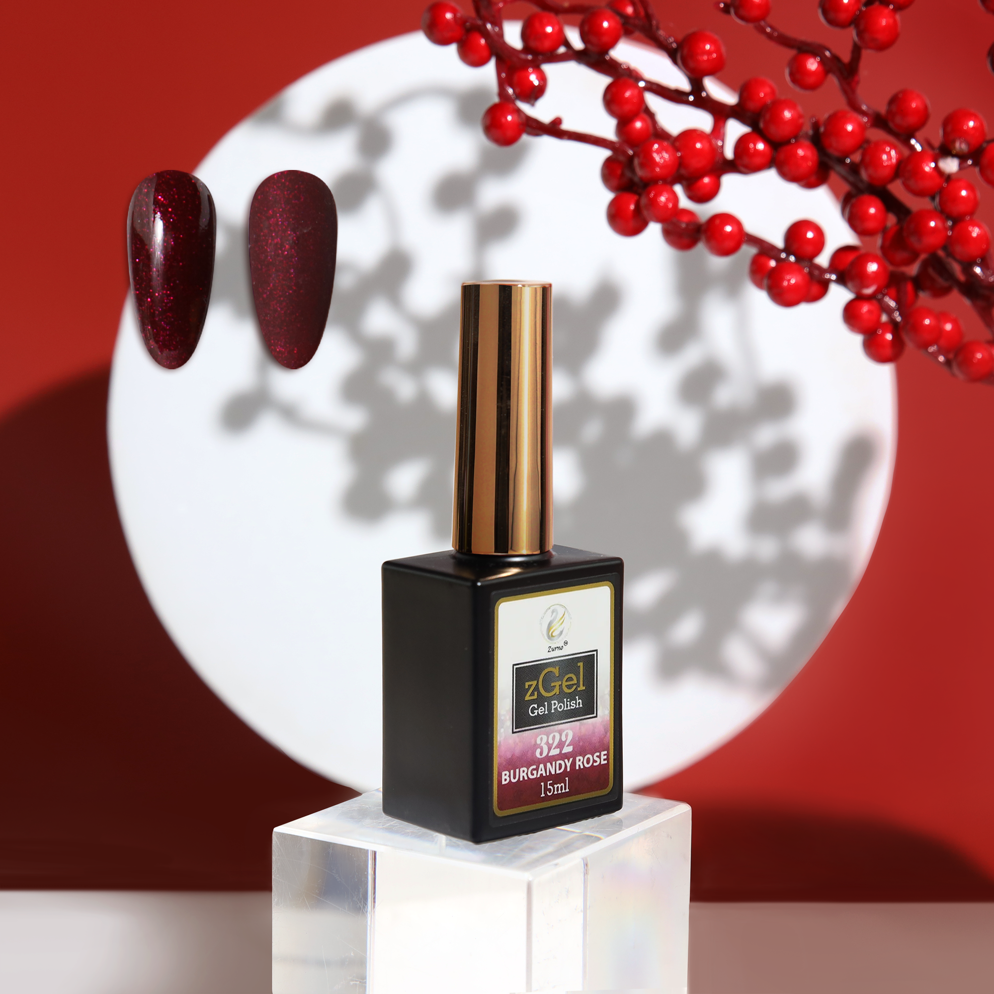 zBlend - zGel - zLacquer | #313 - #336 Lady in Red Collection - 24 Colors
