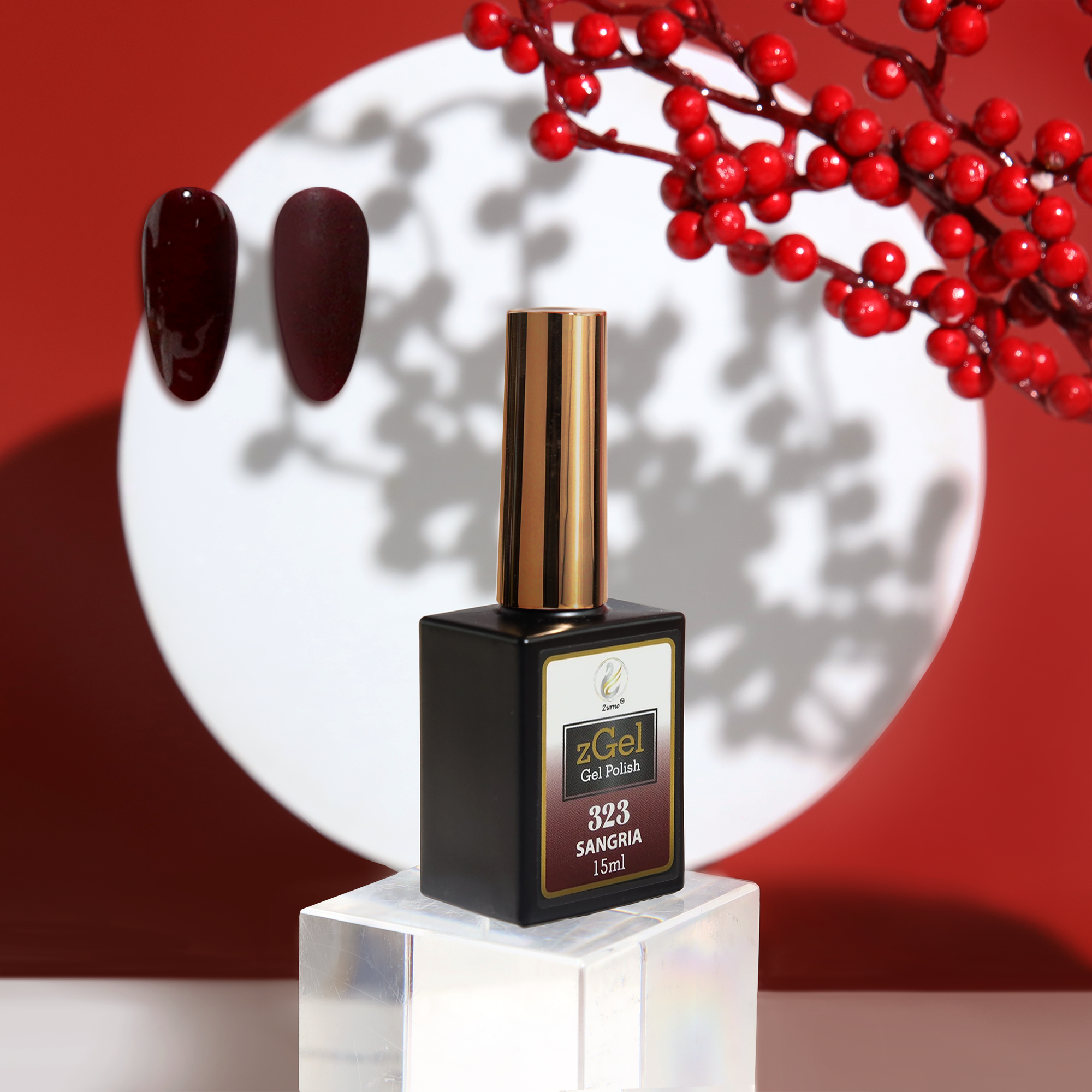 zBlend - zGel - zLacquer | #313 - #336 Lady in Red Collection - 24 Colors