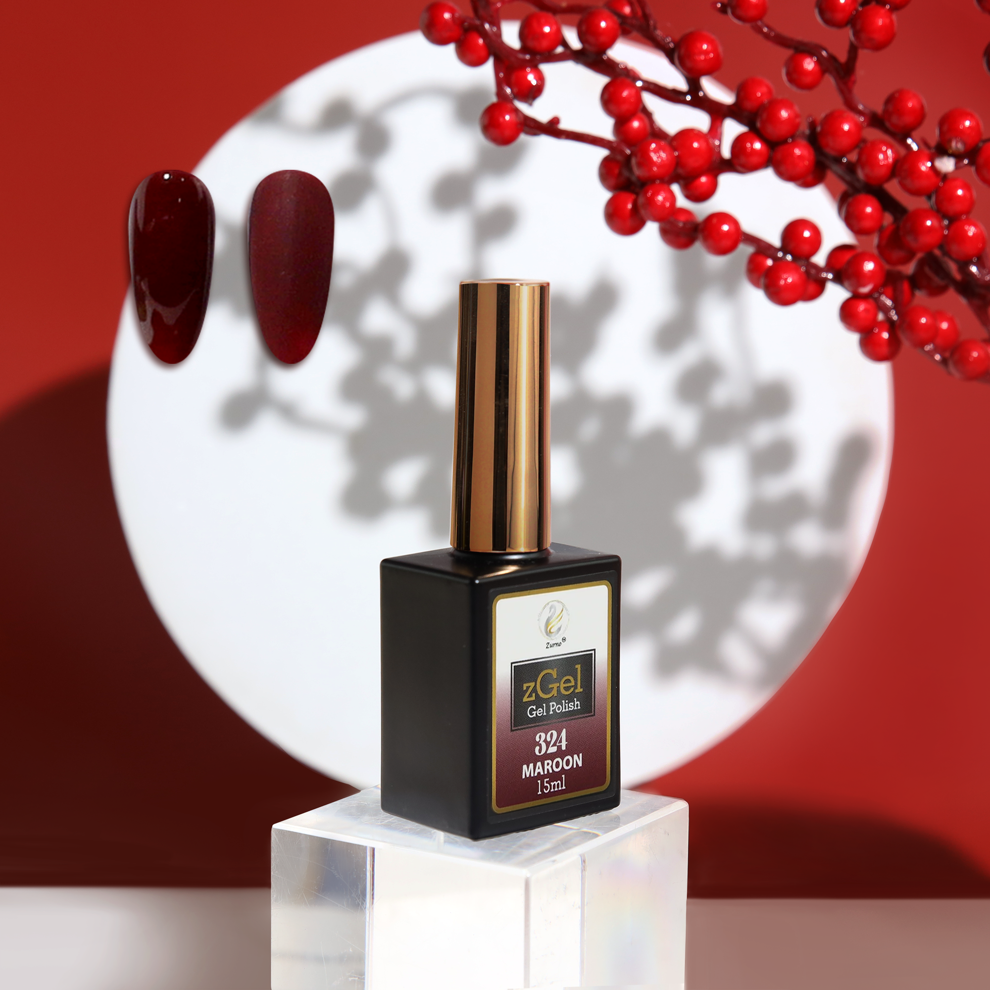 zBlend - zGel - zLacquer | #313 - #336 Lady in Red Collection - 24 Colors