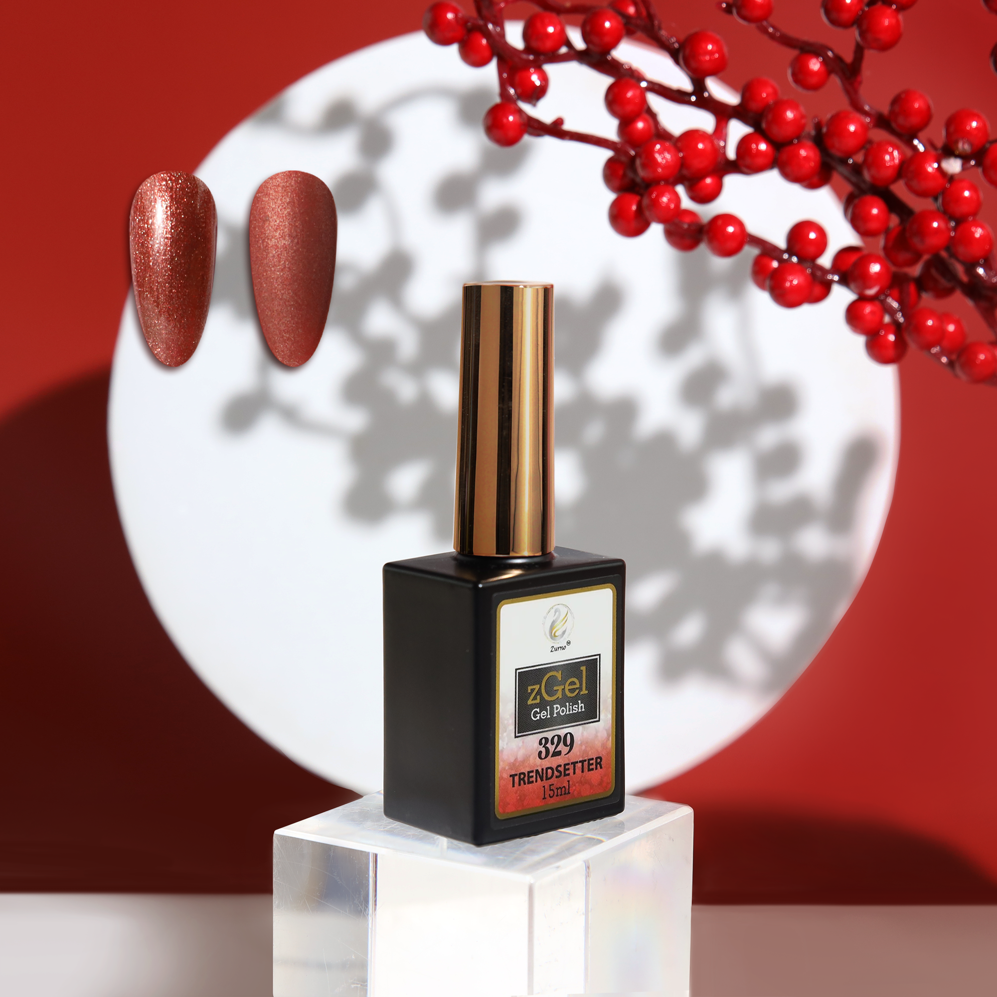 zBlend - zGel - zLacquer | #313 - #336 Lady in Red Collection - 24 Colors