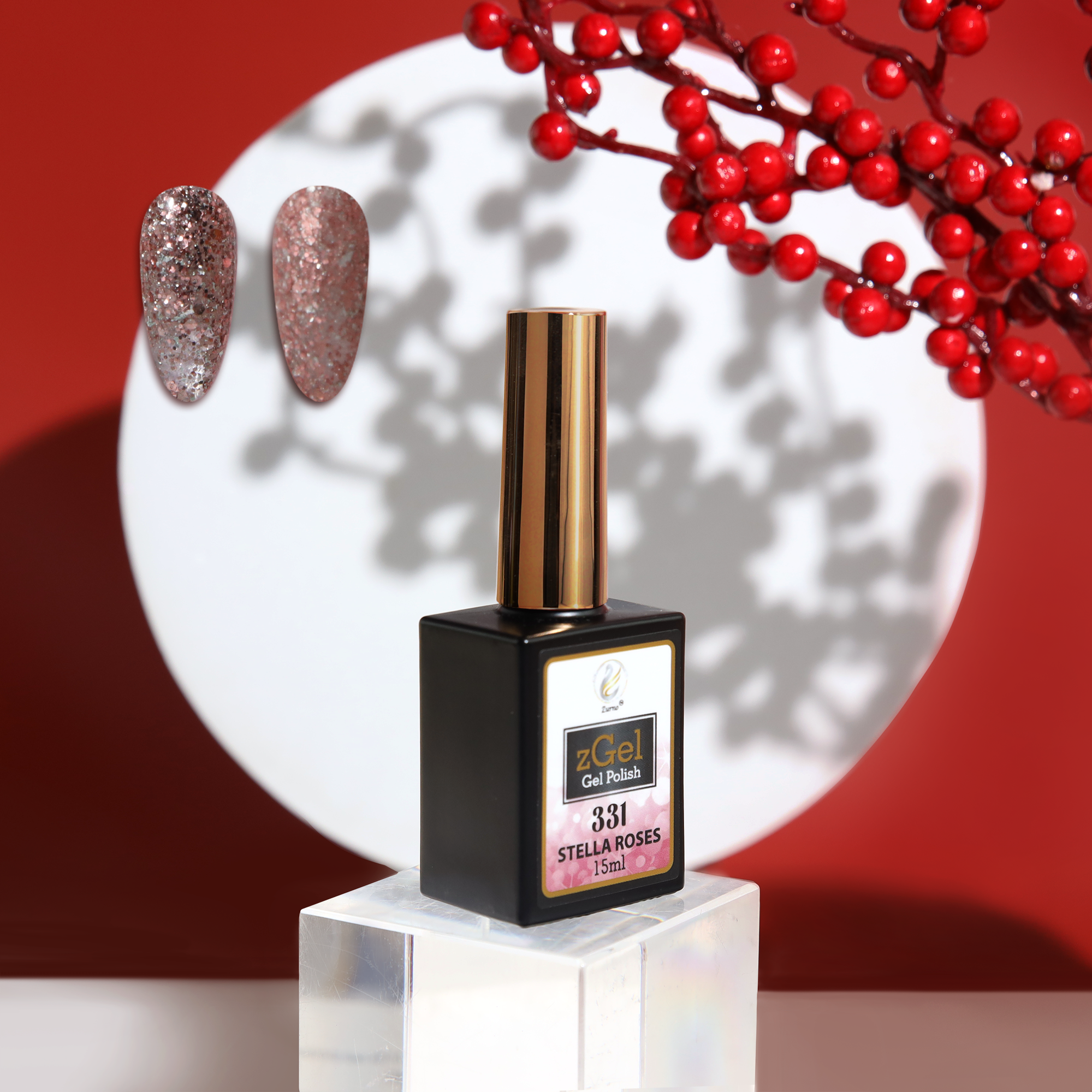 zBlend - zGel - zLacquer | #313 - #336 Lady in Red Collection - 24 Colors